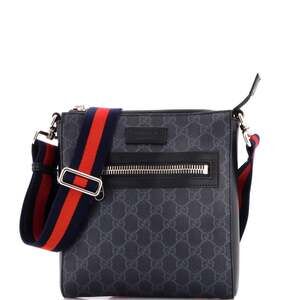 Gucci Web Strap Front Zip Messenger Bag #229515G97B